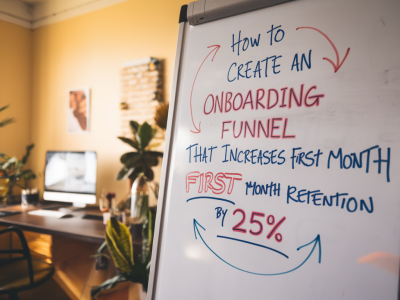 How to create an onboarding funnel that increases first-month retention by 25%