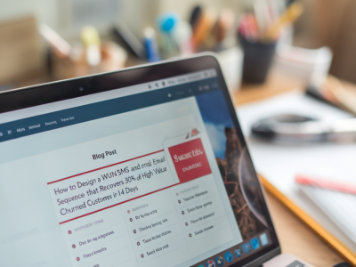 How to design a win-back SMS and email sequence that recovers 30% of high-value churned customers in 14 days