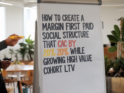 How to create a margin-first paid social structure that cuts CAC by 20% while growing high-value cohort LTV