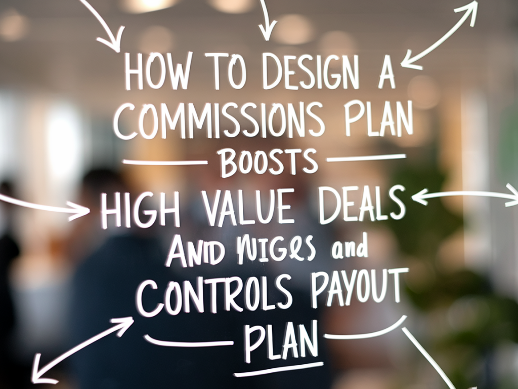 How to design a commissions plan that boosts high-value deals and controls payout risk