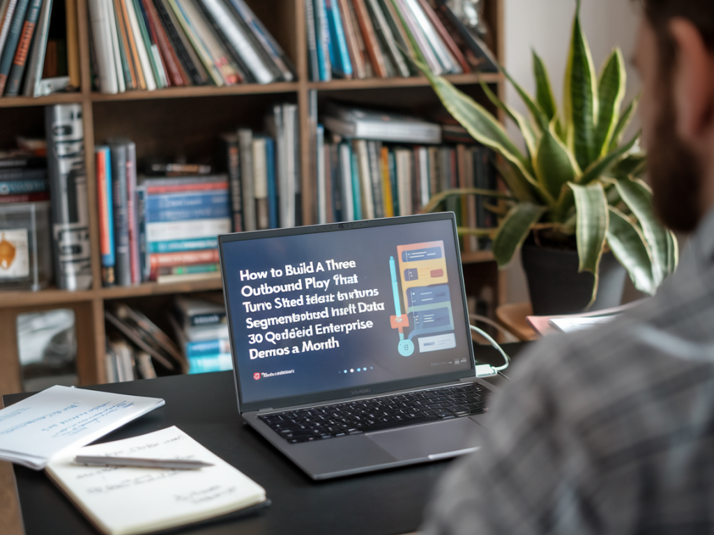 How to build a three-step outbound play that turns segmented intent data into 30 qualified enterprise demos a month