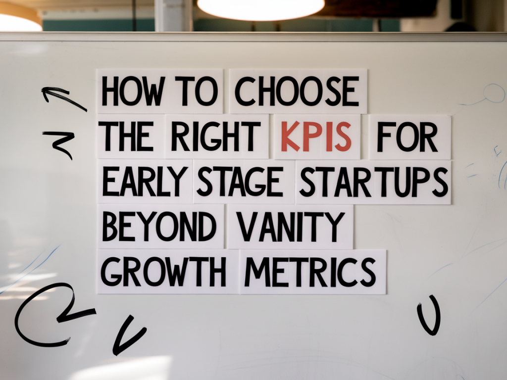 How to choose the right KPIs for early-stage startups beyond vanity growth metrics