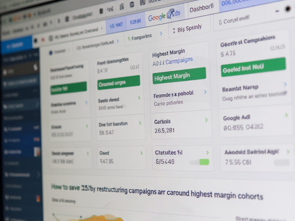 How to save 15% on ad spend by restructuring campaigns around highest-margin cohorts
