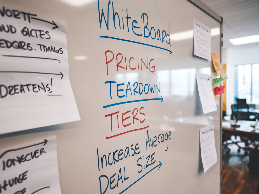 How to run a competitor pricing teardown and create three testable tiers that increase average deal size